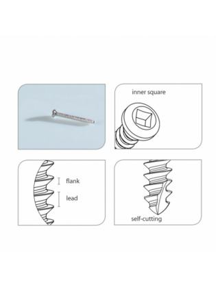 Micro-Parafusos (Pack de 3) (Diâm. Ø 1.2 mm x Comp. 14 mm)