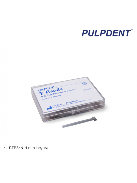 Matrizes T-Bands Inox 4mm - Caixa de 100