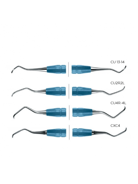 Curetas Universais - Columbia University - color-stick Ø8 mm