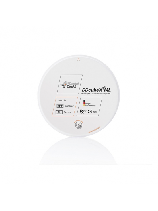 Disco fresagem - 14 mm - Dental Direkt - cubeX²® (Multilayer)