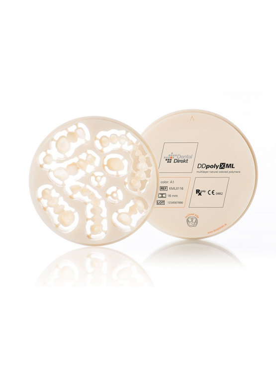 Disco fresagem - 16 mm - Dental Direkt - poly X (Multilayer)