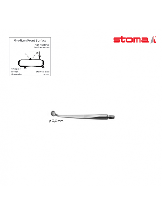 Ponta Espelho Endo - Ródio