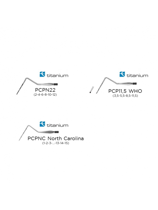 Pontas de sondas de perio de Titânio