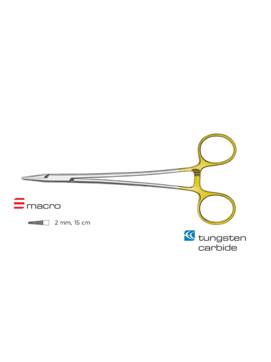 Porta agulhas Crile-Wood - 15 cm
