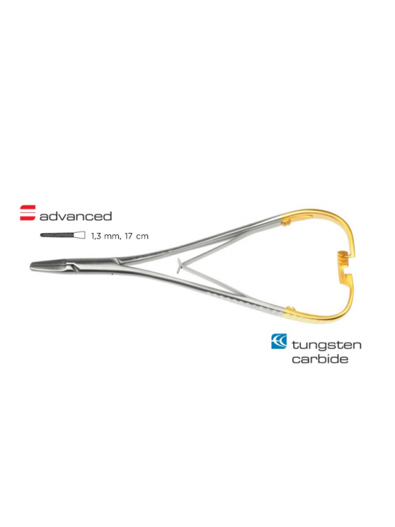 Porta agulhas Lichtenberg - 17 cm - Ponta: 1.3 mm reta