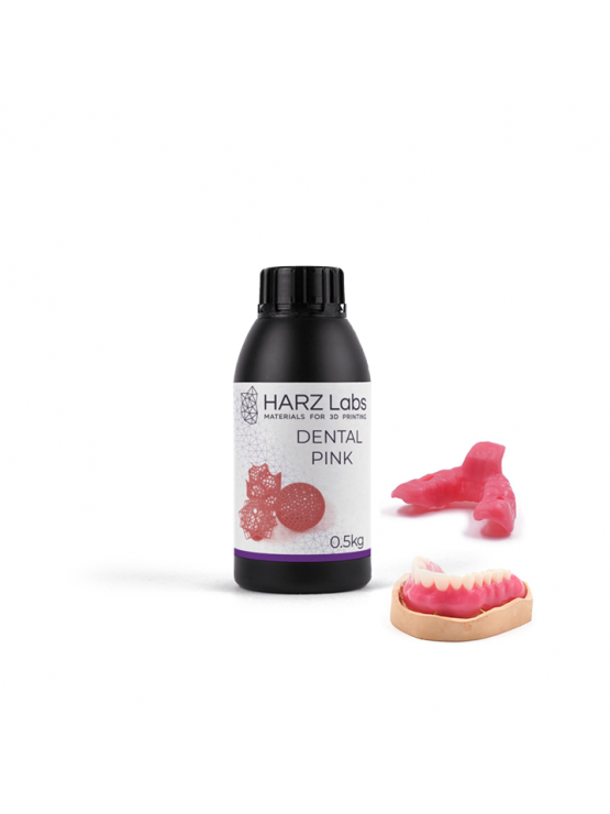 Resina 3D Base de Prótese Dental Pink (0.5 Kg)