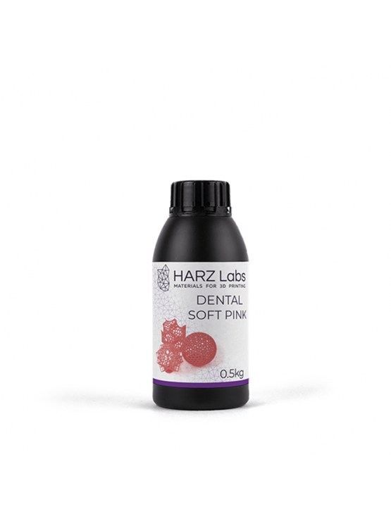 Resina 3D Gengiva Dental Soft Pink (0.5Kg)