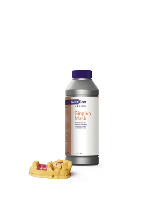 Resina Moldes Dentária 3D Gengiva NextDent Gingiva Mask