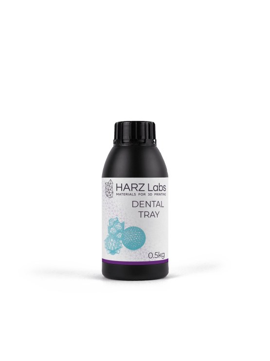 Resina 3D Harz Labs Dental Tray (0,5kg) - LCD/DLP