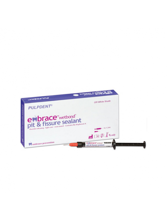 Selante de fóssulas & fissuras Embrace™ - 4 x 1.2ml/9g (Cor Branca)