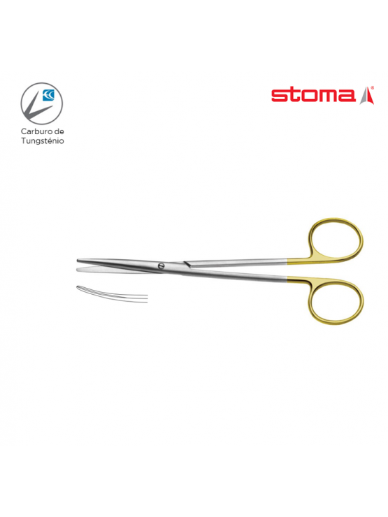 Tesoura Metzenbaum-Fino - curva - 14 cm